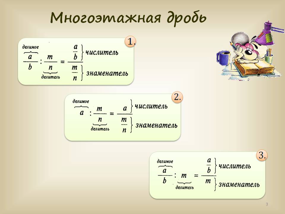 Многоэтажная дробь
