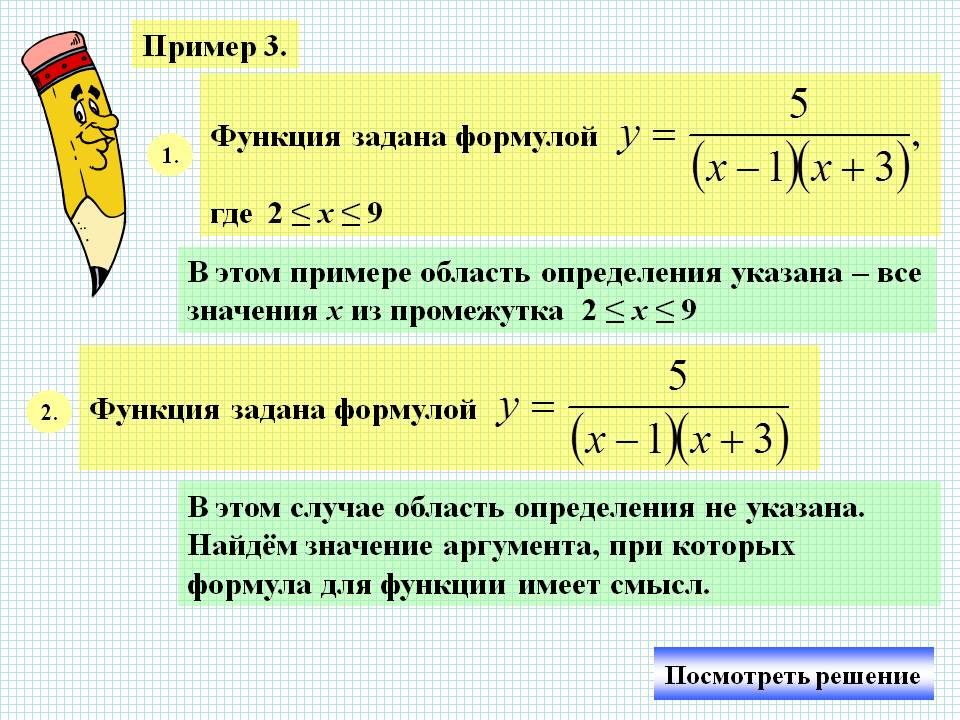 Область определения