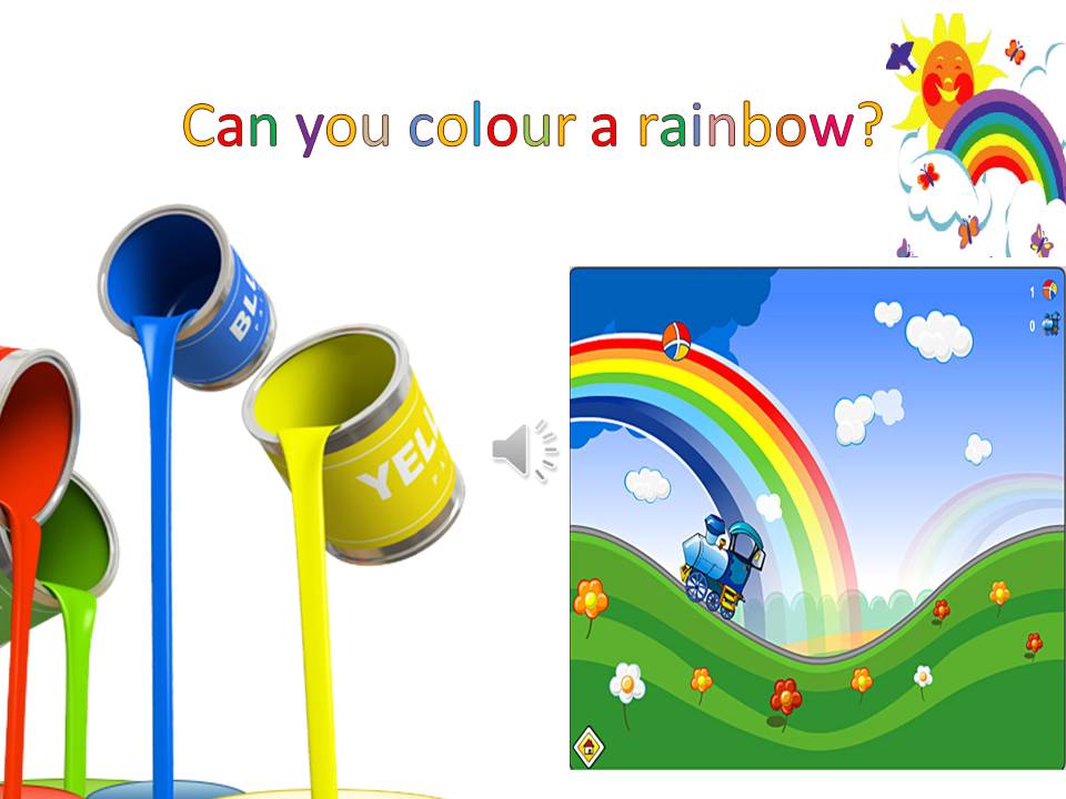 Can you colour a rainbow