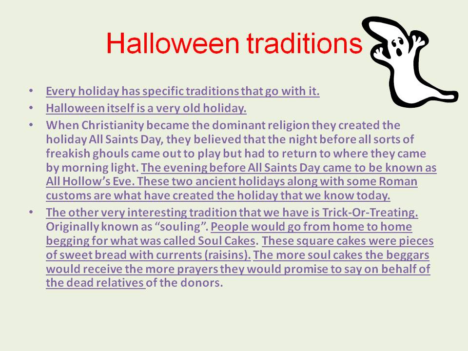 Halloween traditions