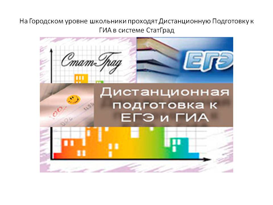 На Городском уровне школьники проходят Дистанционную Подготовку к ГИА