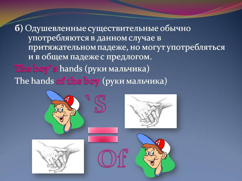Одушевленные существительные