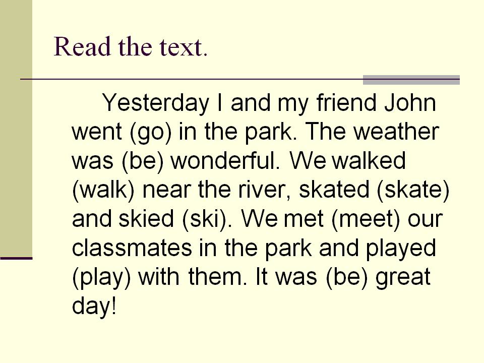 Read the text