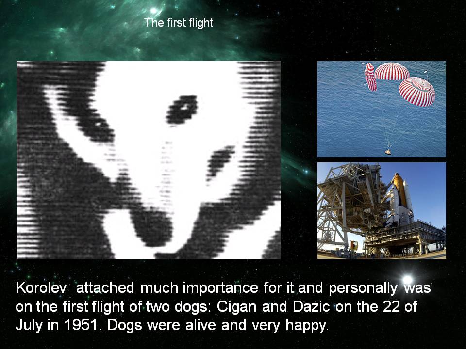 The first flight