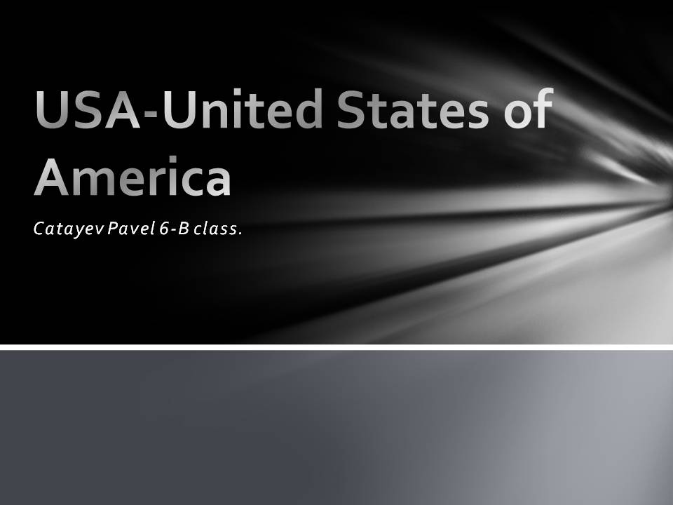 USA-United States of America