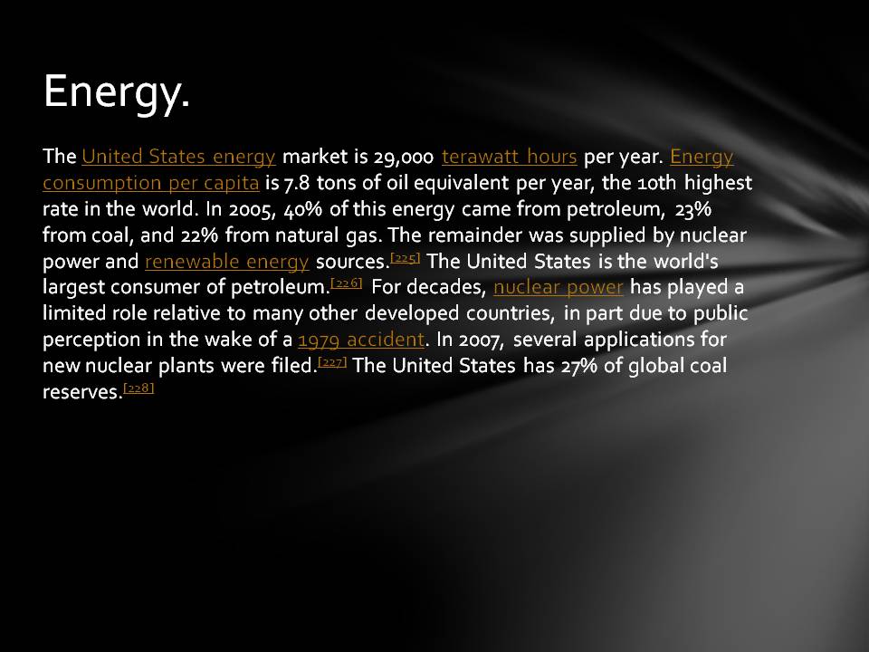 Energy