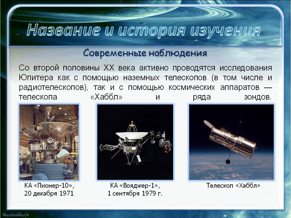 Современные наблюдения
