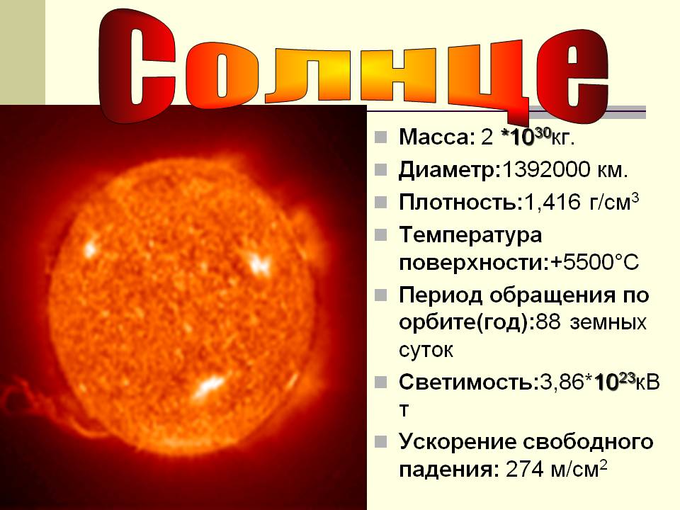 Солнце