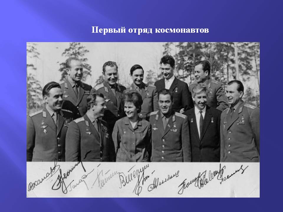 Отряд космонавтов