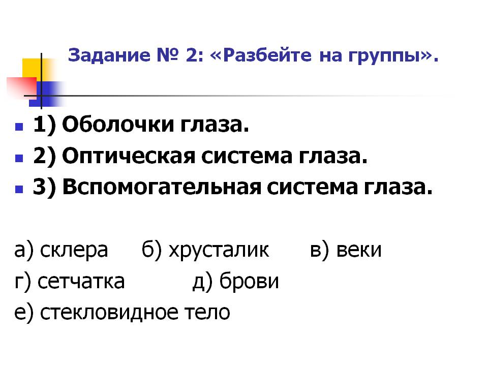 Оболочки глаза