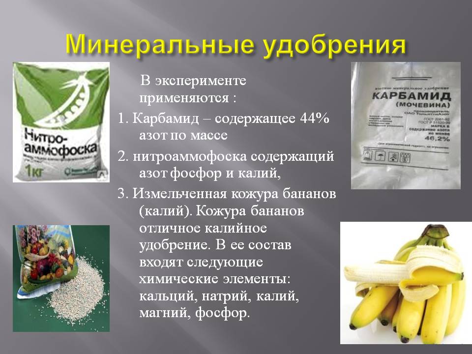 Минеральные удобрения