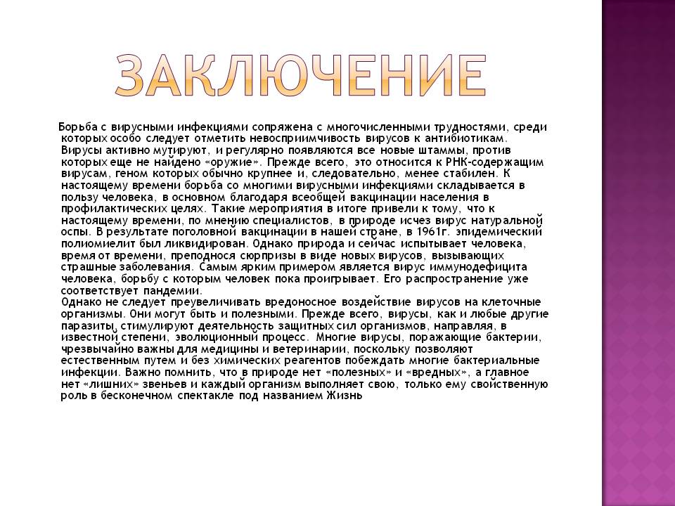 Заключение