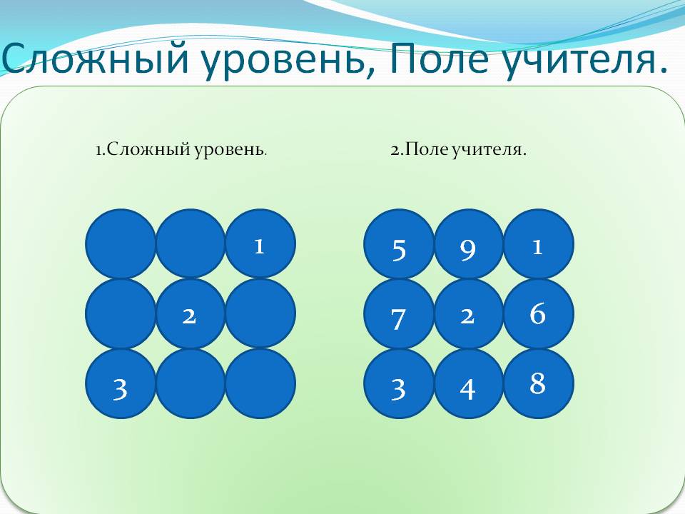 Сложный уровень