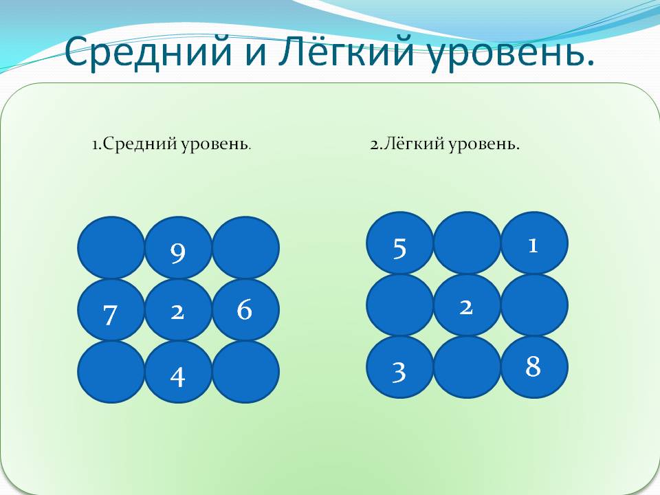 Лёгкий уровень