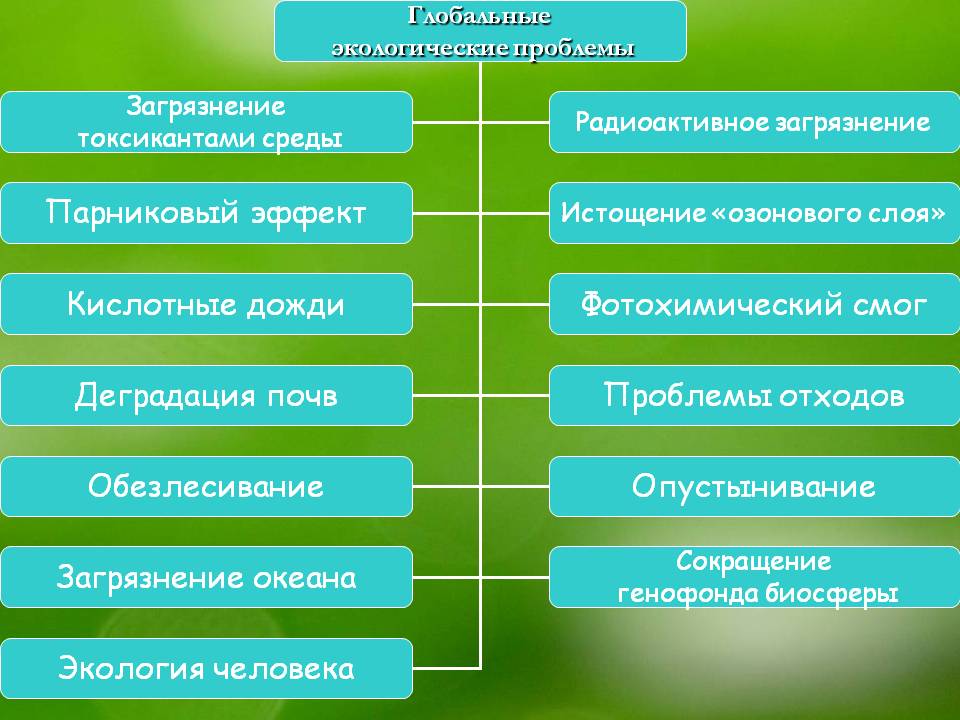 Глобальные проблемы в мире