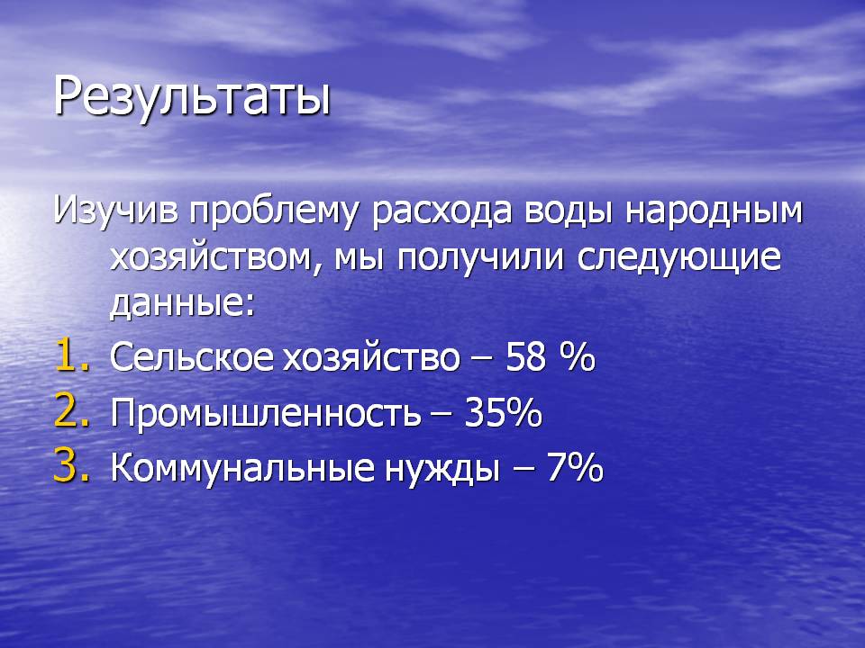 Результаты