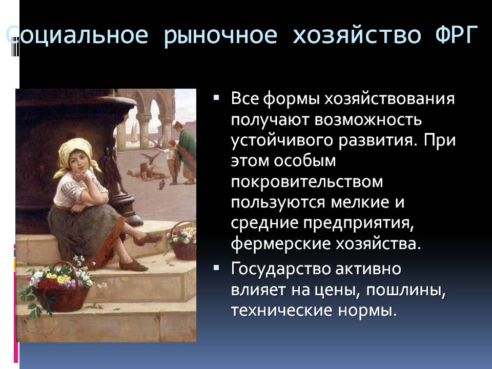 Социальное рыночное хозяйство ФРГ