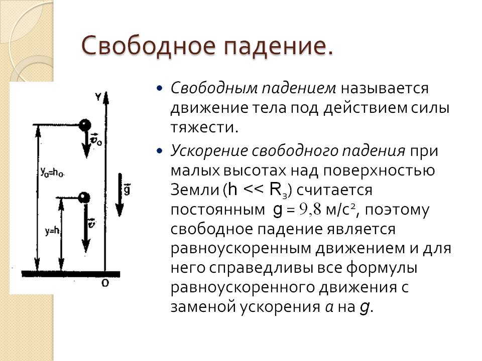 Свободное падение
