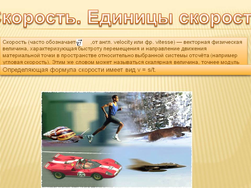 Скорость
