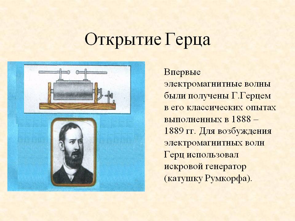Открытие Герца