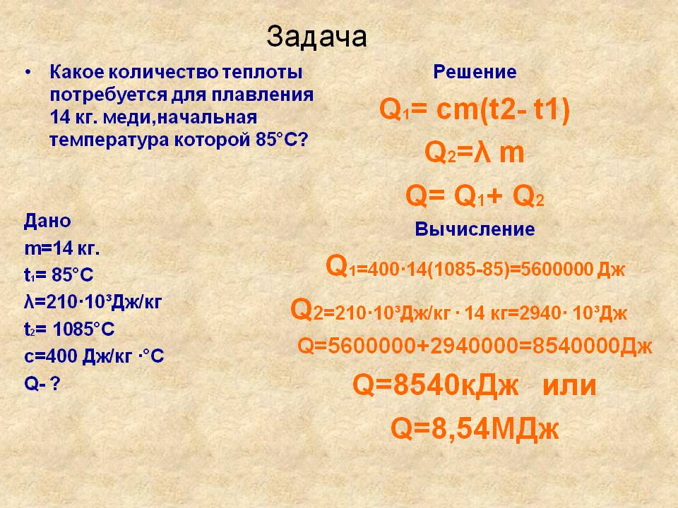 Начальная температура