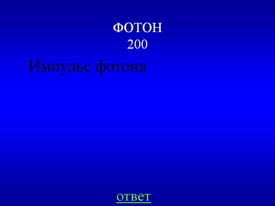 Импульс фотона