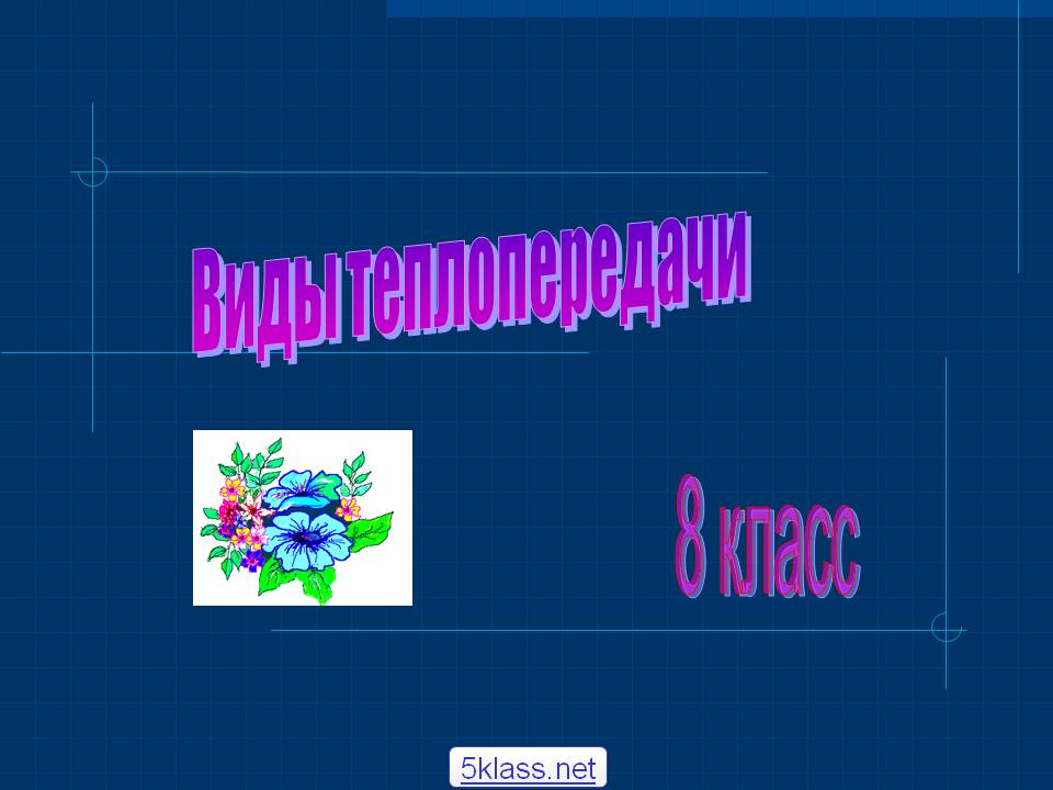 Виды теплопередачи