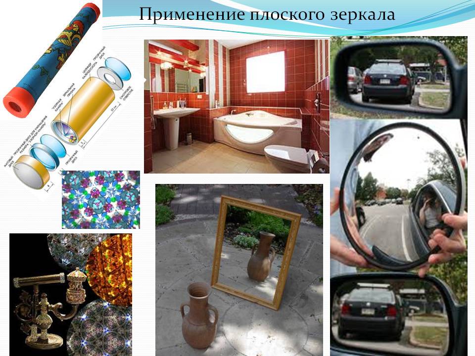 Применение плоского зеркала