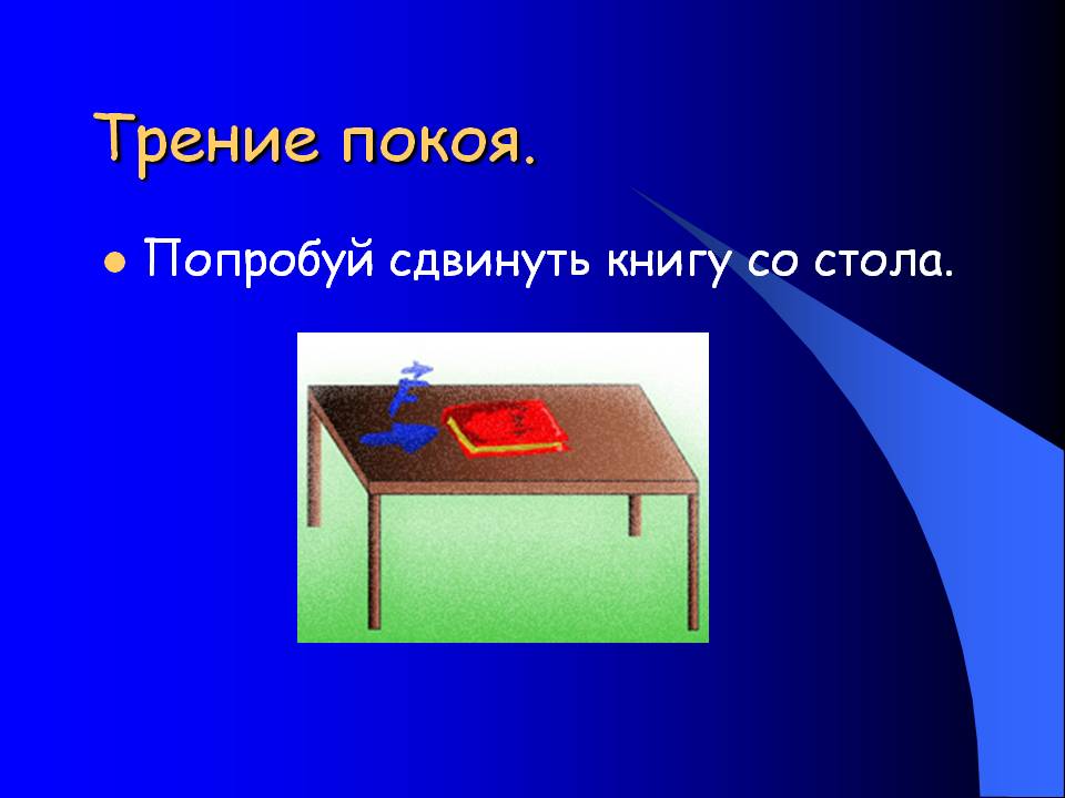 Трение покоя