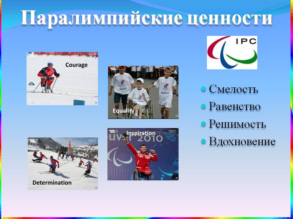Паралимпийские ценности