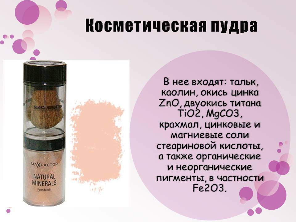Косметическая пудра
