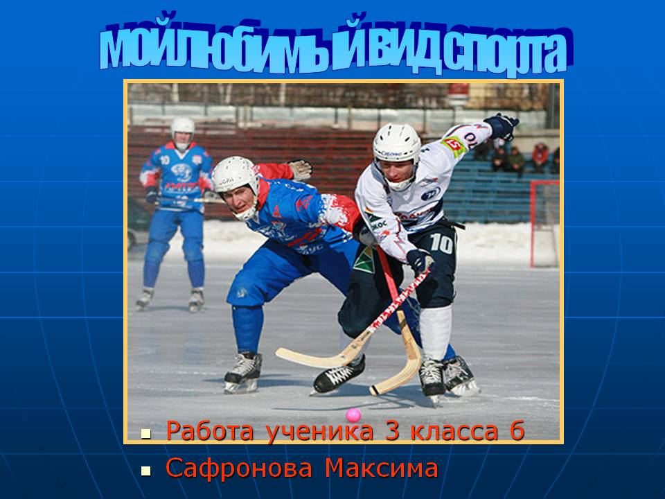 Мой любимый вид спорта