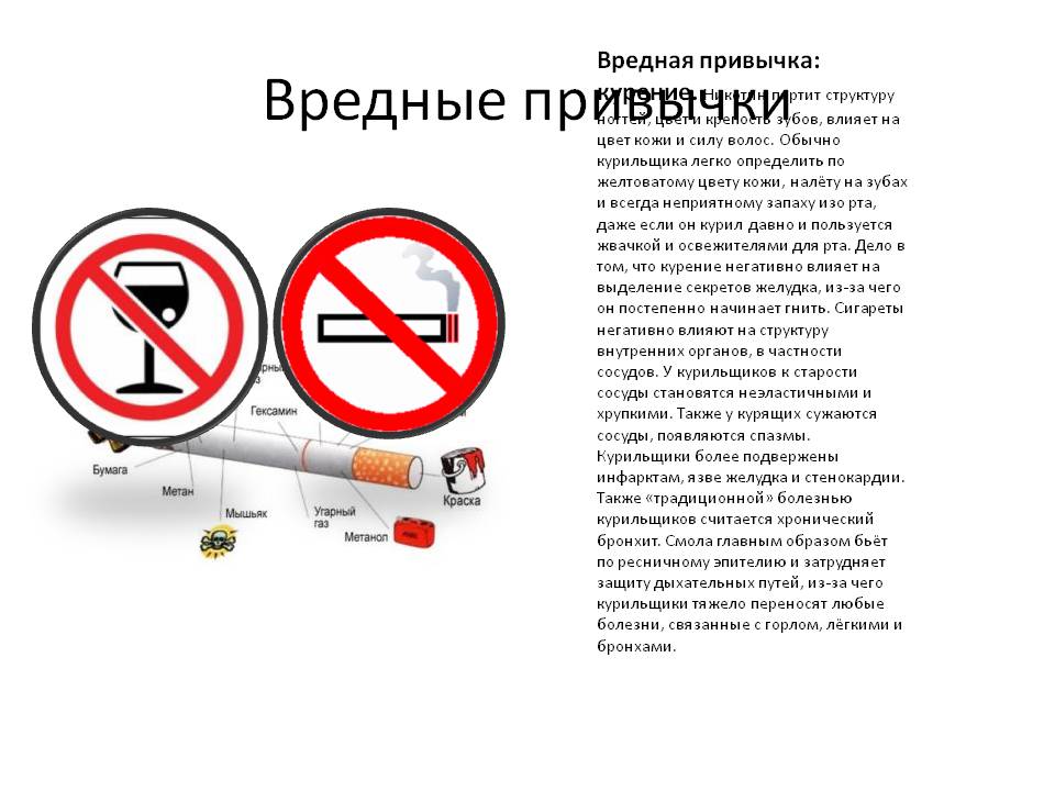 Вредные привычки