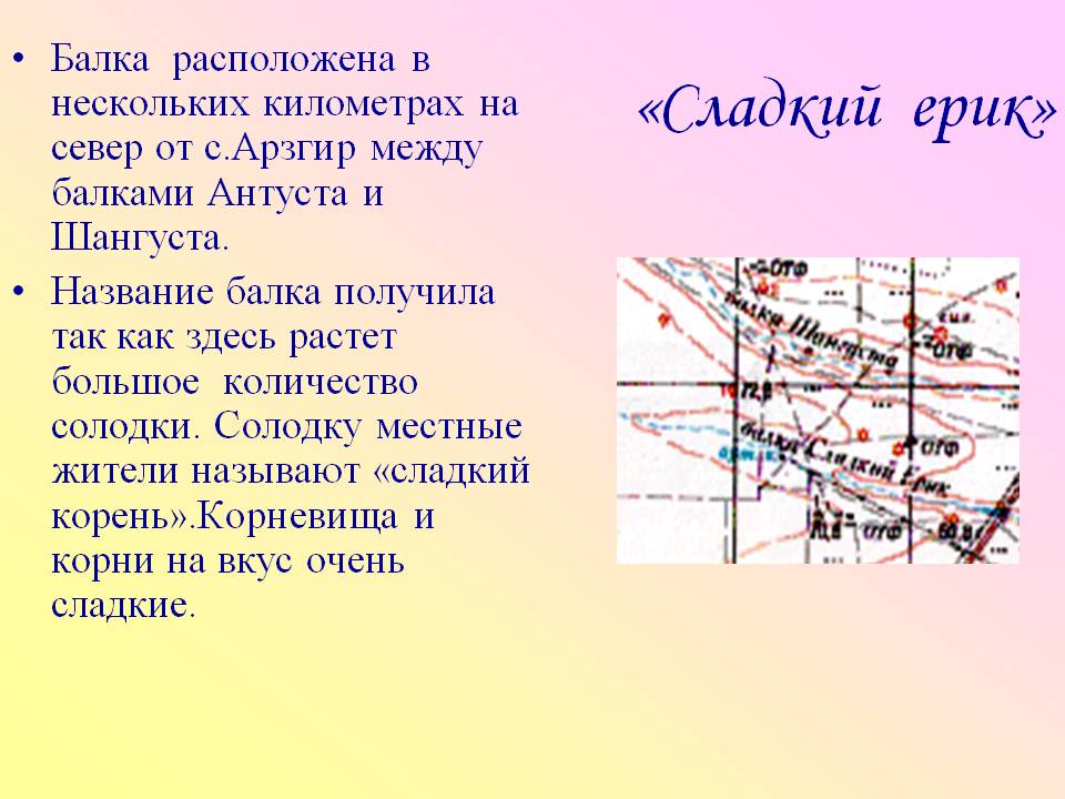 Сладкий ерик