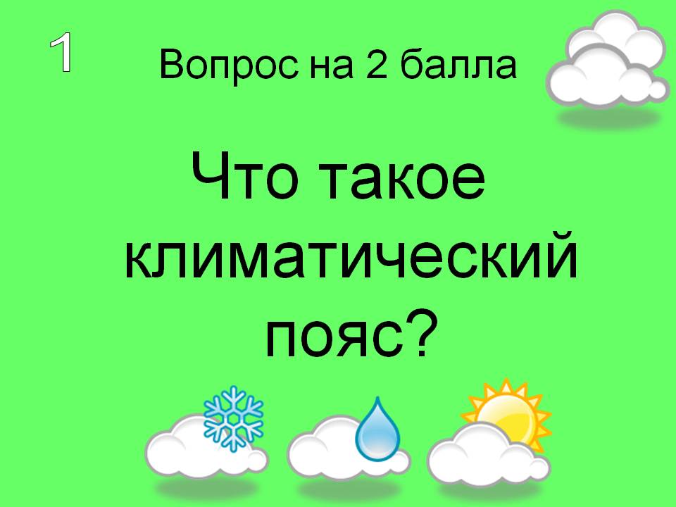 Что такое климатический пояс