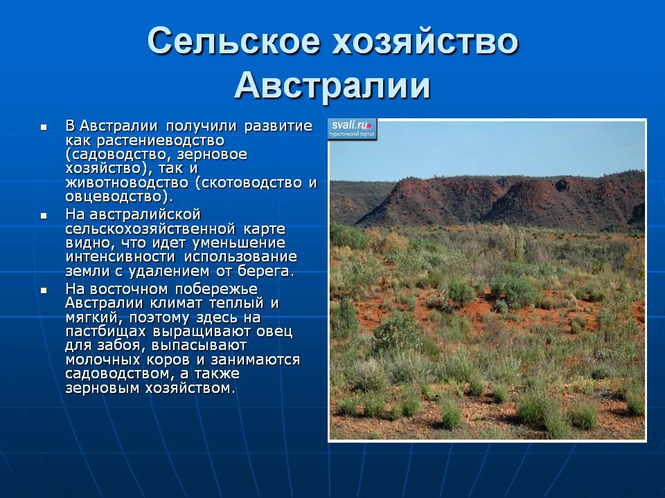 Сельское хозяйство Австралии