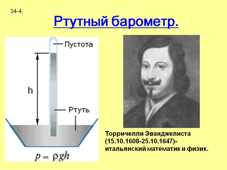 Ртутный барометр