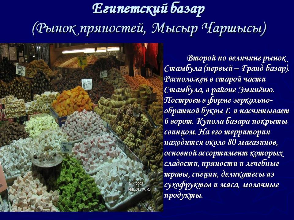 Египетский базар