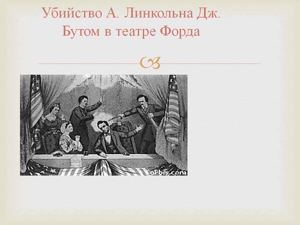 Убийство А. Линкольна Дж