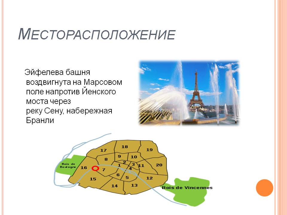 Месторасположение