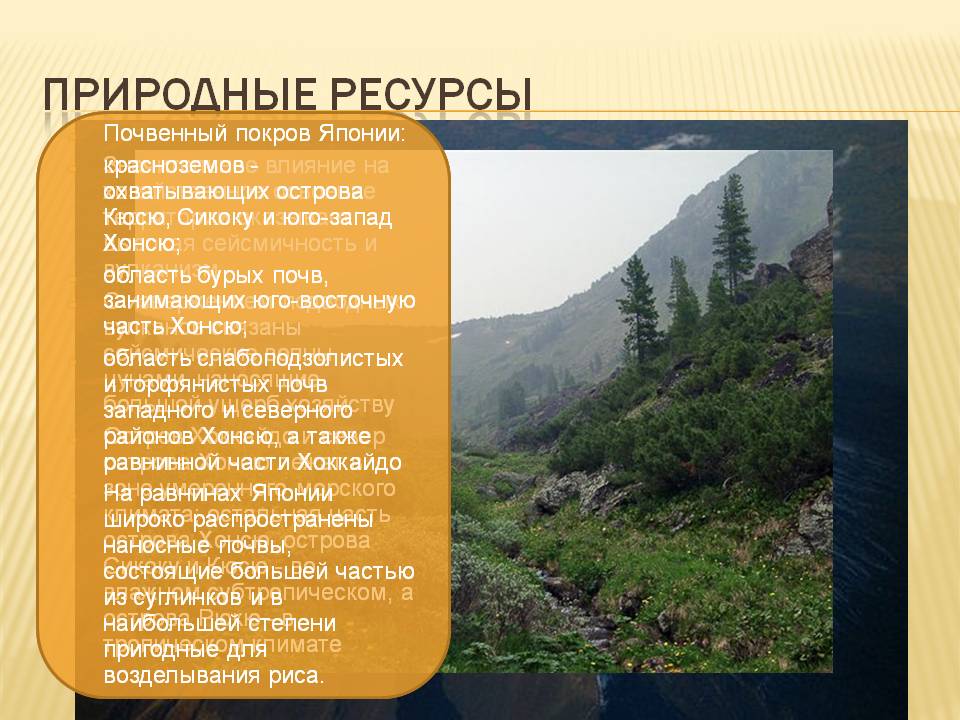 Природные ресурсы