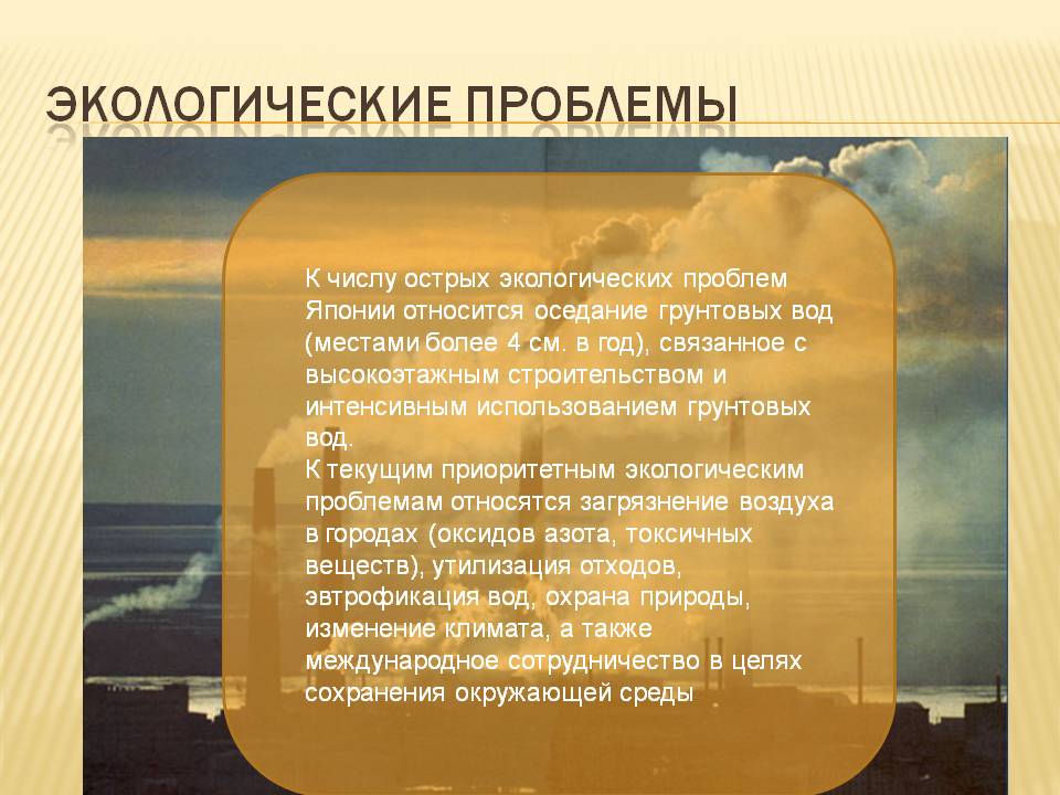 Экологические проблемы