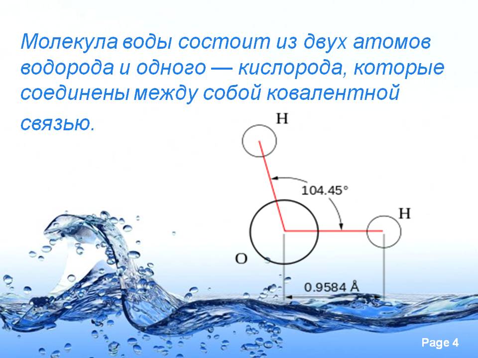 Молекула воды