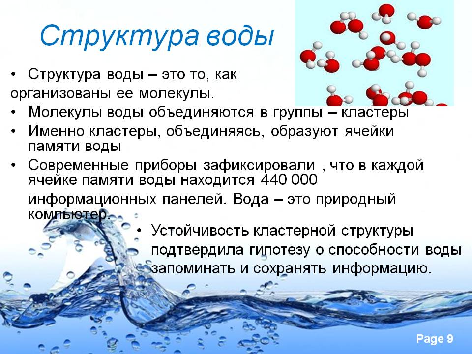 Структура воды
