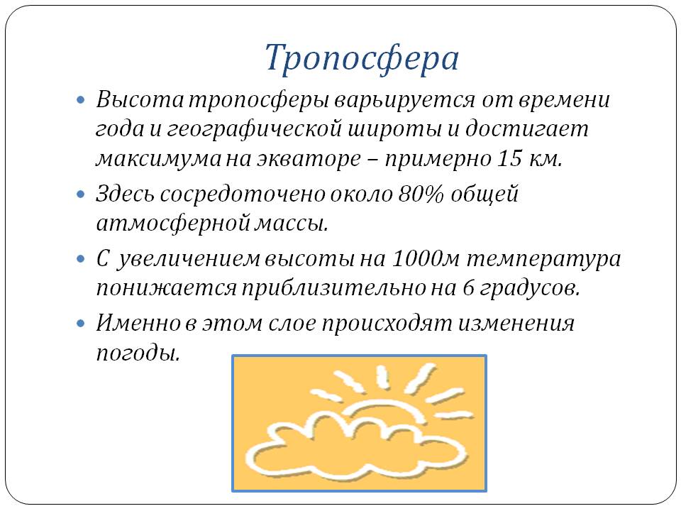 Тропосфера