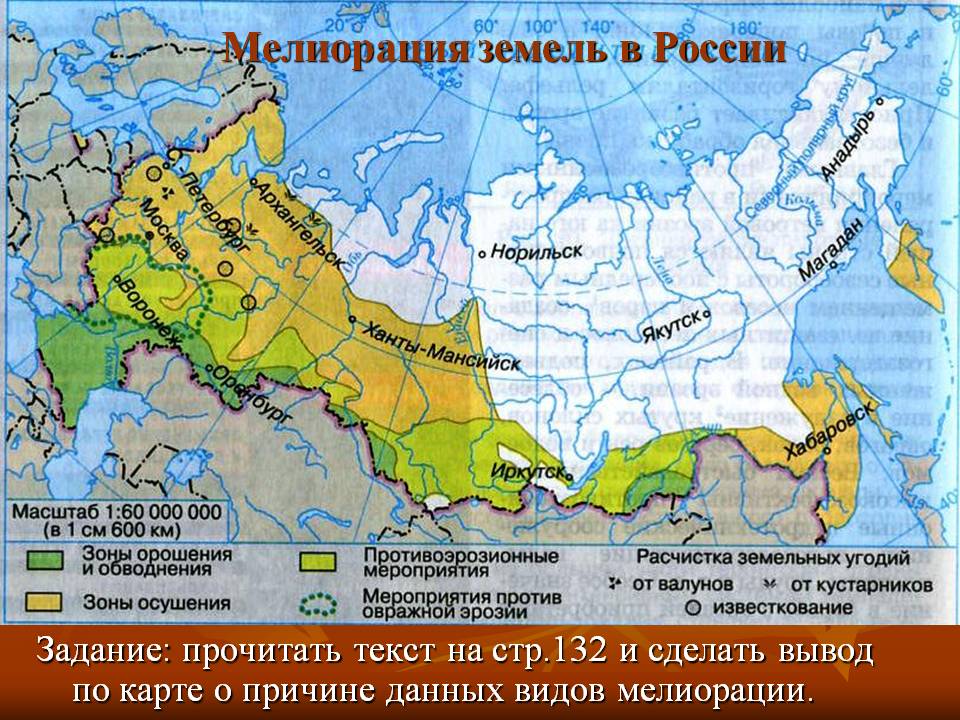 Мелиорация земель в России