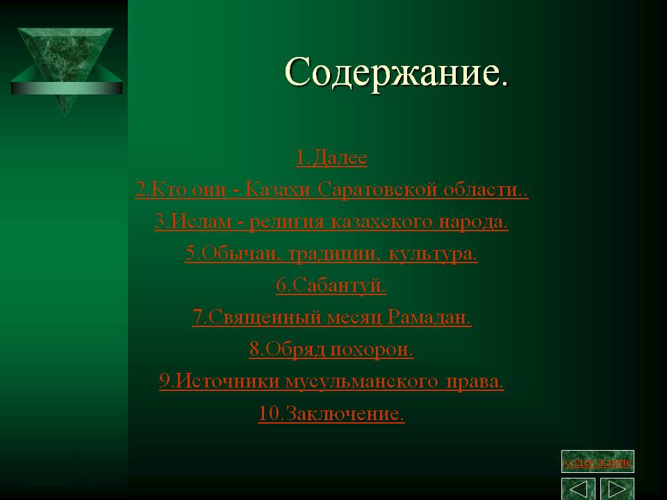 Содержание