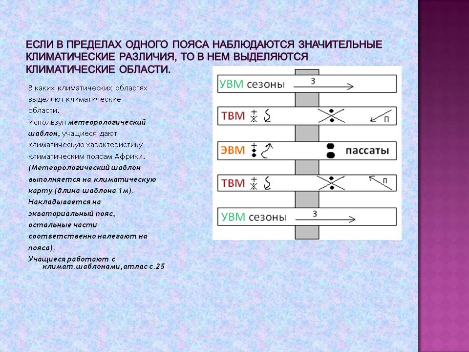 Если в пределах одного пояса наблюдаются значительные климатические