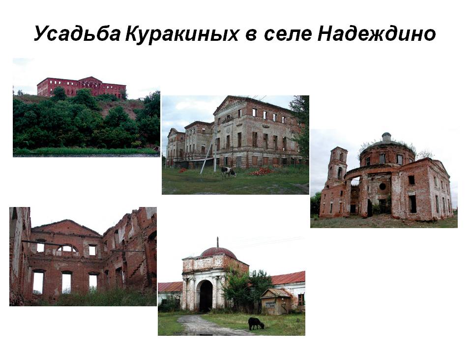Усадьба Куракиных в селе Надеждино