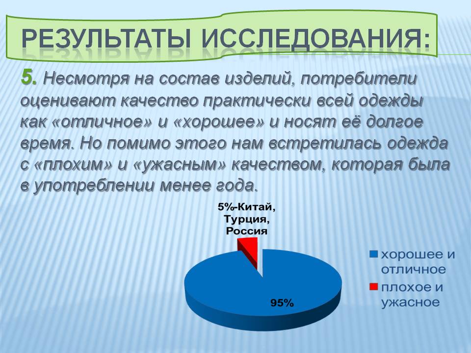 Несмотря на состав изделий, потребители оценивают качество